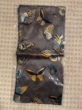 Brand New Butterfly House (Charcoal) Scarf by Rifle Paper Co.